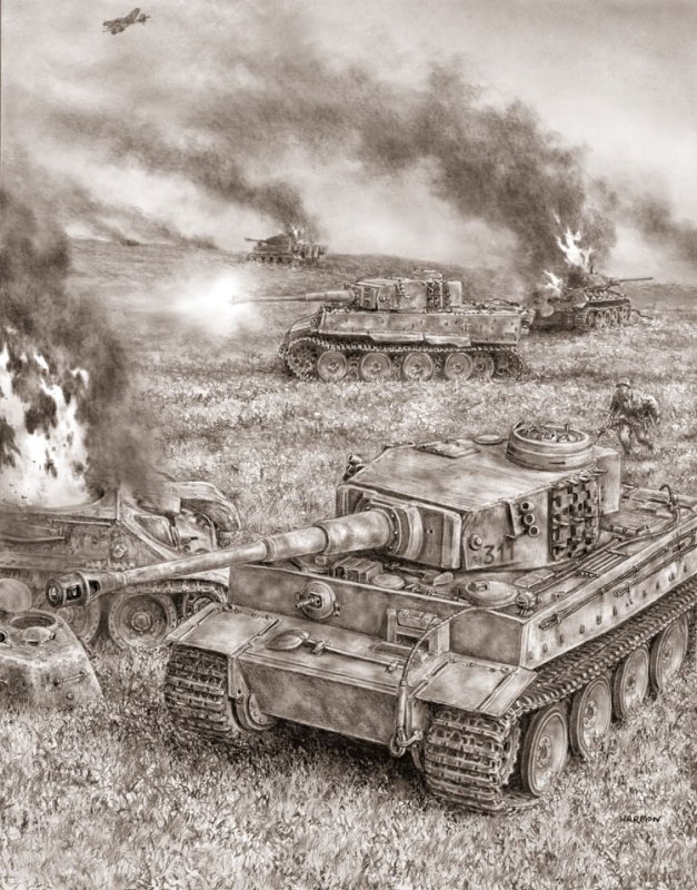Танк тигр Курск 1943