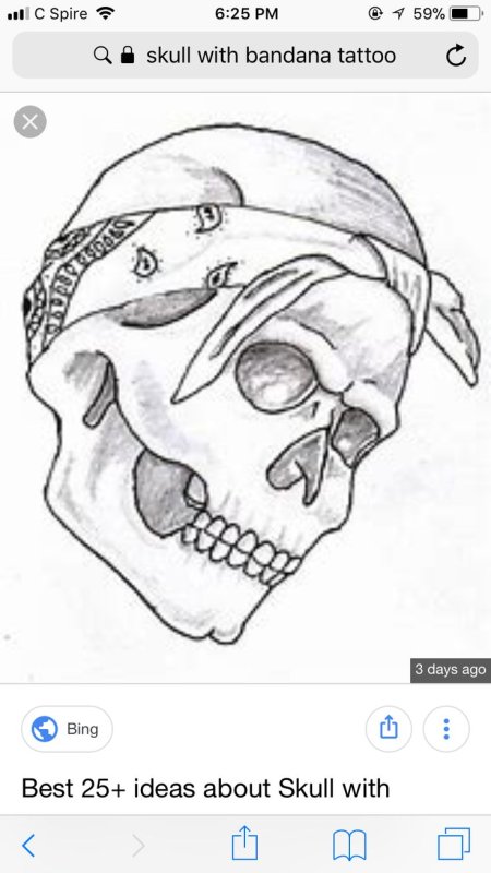Череп рисунок карандашом