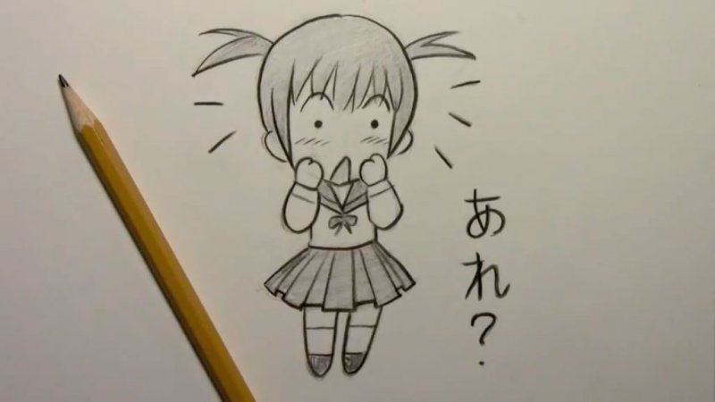 Аниме рисунки карандашом
