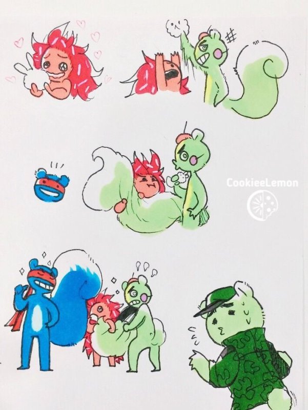 Флэки Happy Tree friends