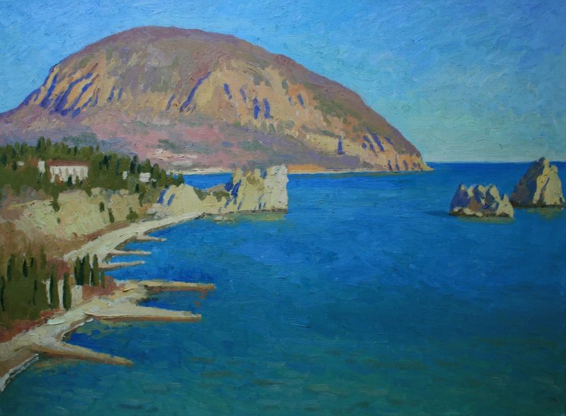 В живописи Гурзуф медведь гора