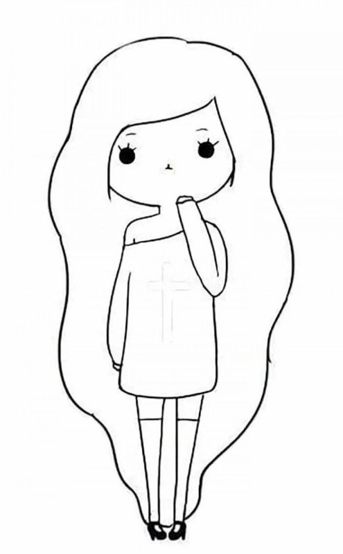 милые рисунки для срисовки лёгкие и красивые для девочек