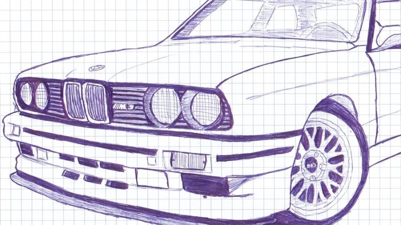 BMW e30 вектор