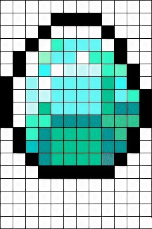 Рисунки по клеточкам лёгкие