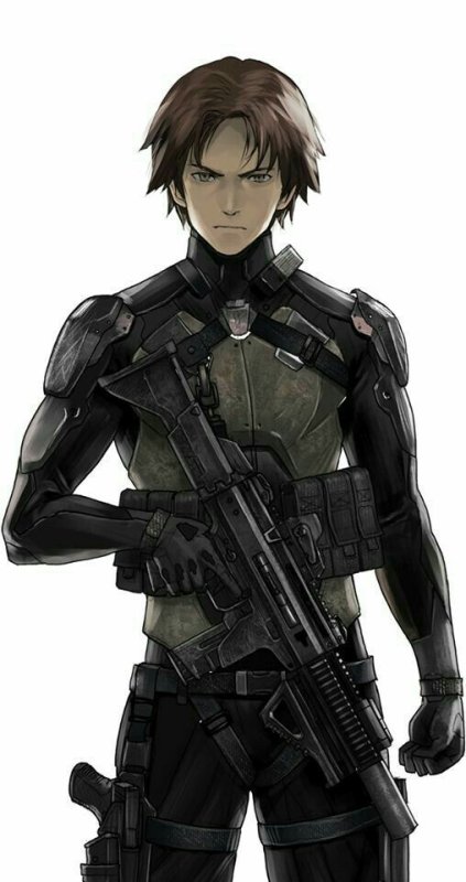 Наемник солдат character Concept Art