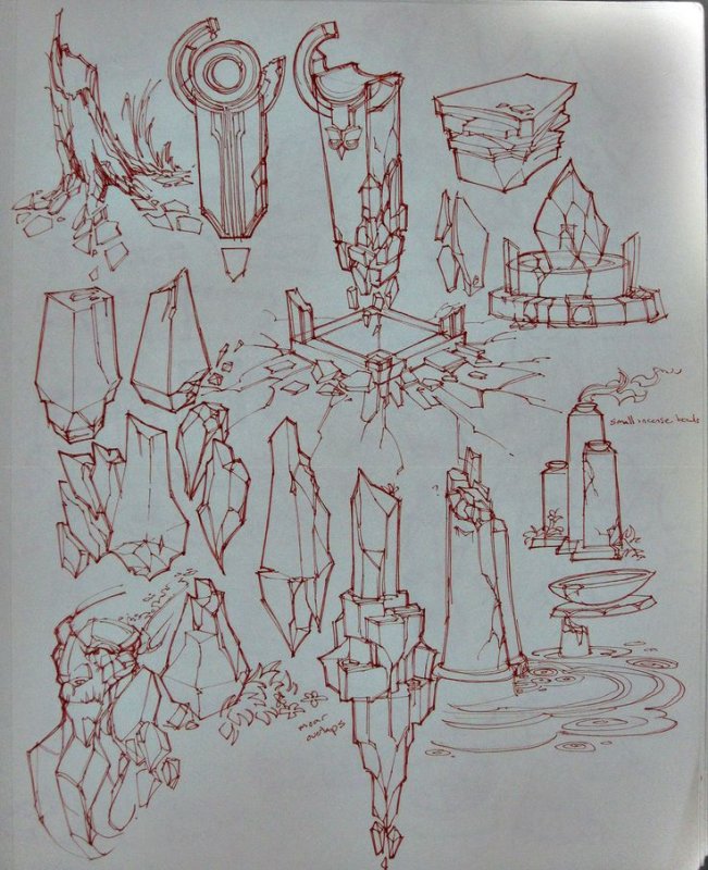 Environment Concept Art Sketch