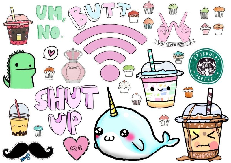 Рисунки для наклеек