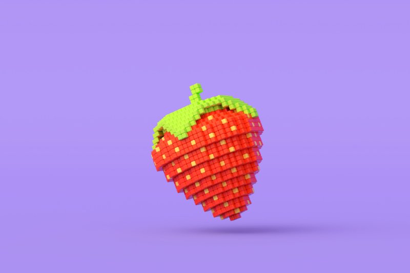 Пиксельная Ягодка