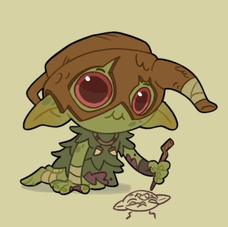 Goblin Core лягушка