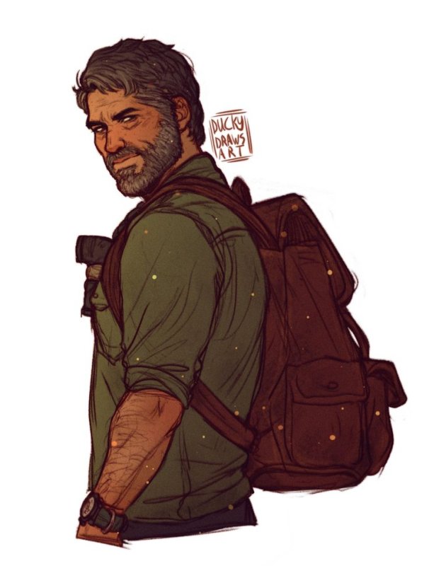 Джоэл Миллер the last of us 2 арт