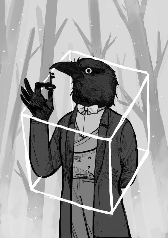 Rusty Lake ворон