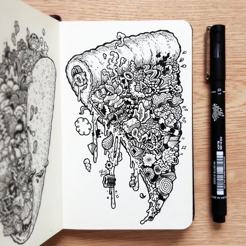 Рисунки для скетчбука