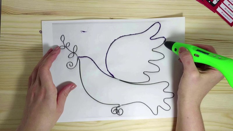 Рисунки 3д ручкой для начинающих