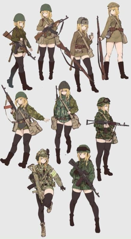 Аниме военные