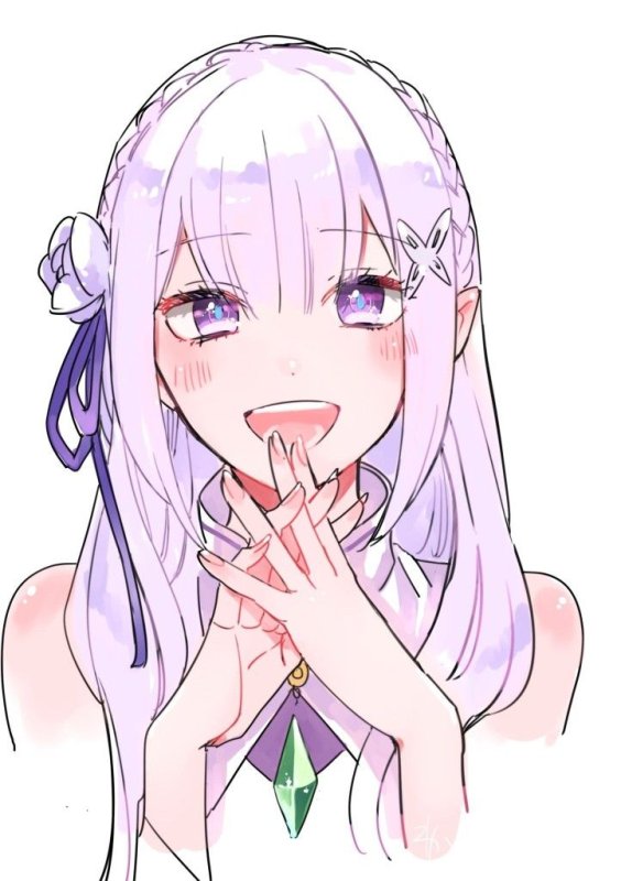 Re zero эмилия арт