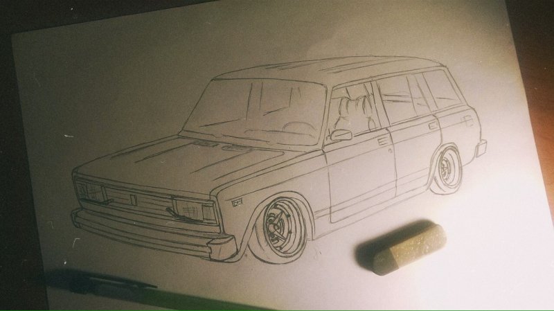 ВАЗ 2104 рисунок