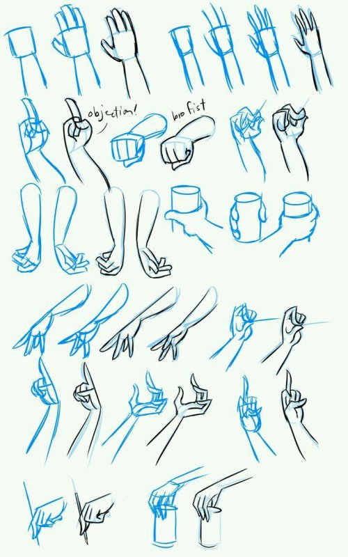 Рука нарисованная