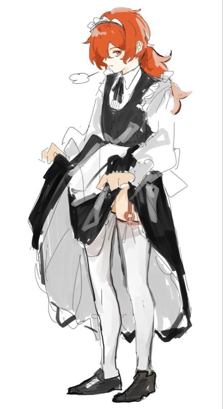 дилюк горничная геншин