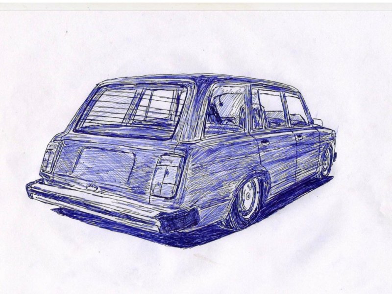 ВАЗ 2104 рисунок