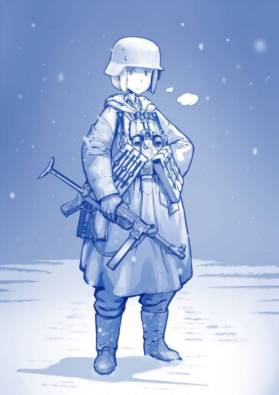 Финский солдат арт