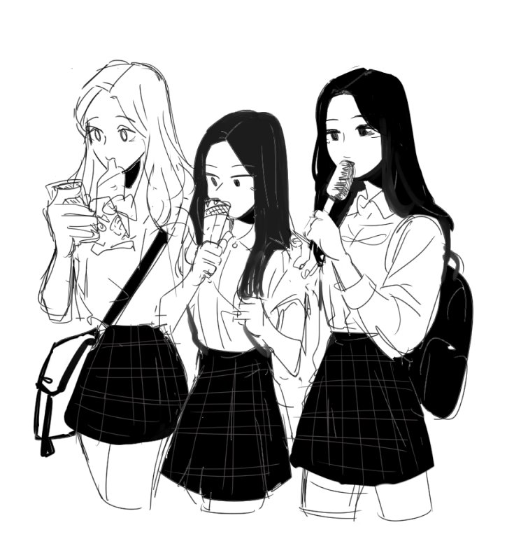 Позы для рисования подруг