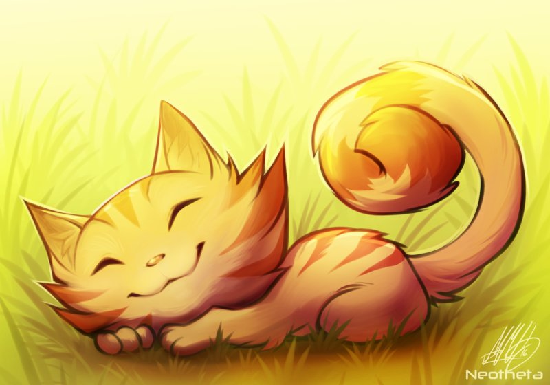 Кот арт