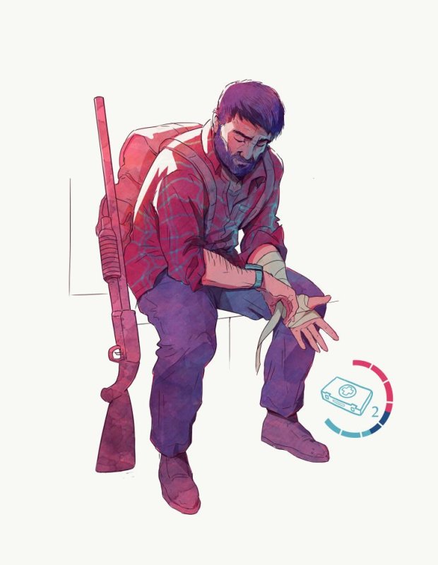 Джоэл Миллер the last of us 2 арт