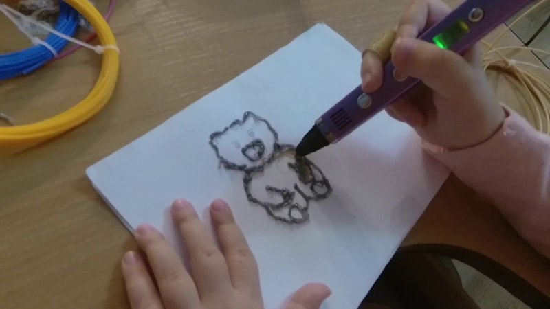 Рисунки 3д ручкой легкие
