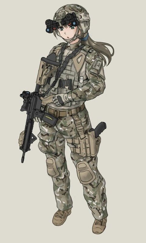 аниме солдат