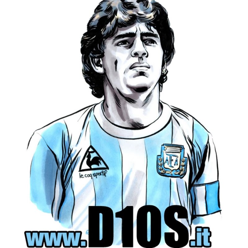 марадона раскраска