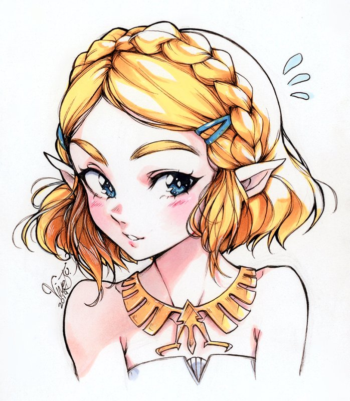 Zelda anime Art