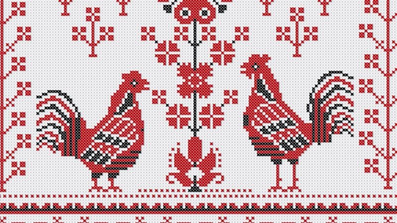 Птицы в славянской обережной вышивке