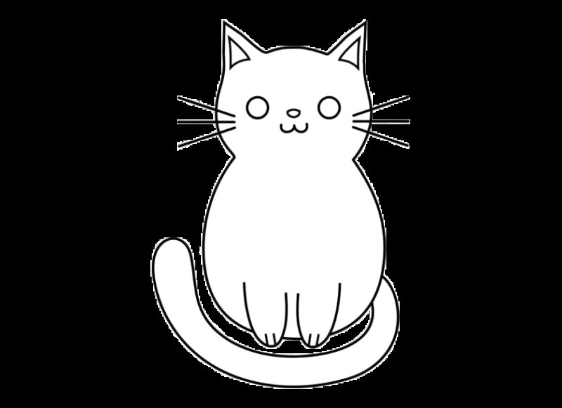 Кот рисунок
