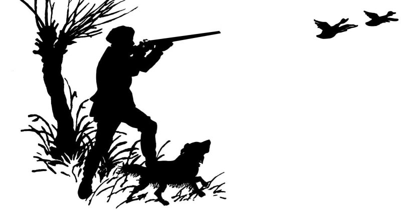 наклейка на авто охотник