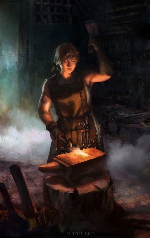 Skyrim кузнец арт
