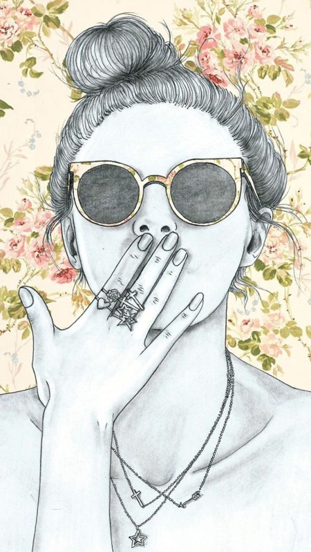 рисунки девушек