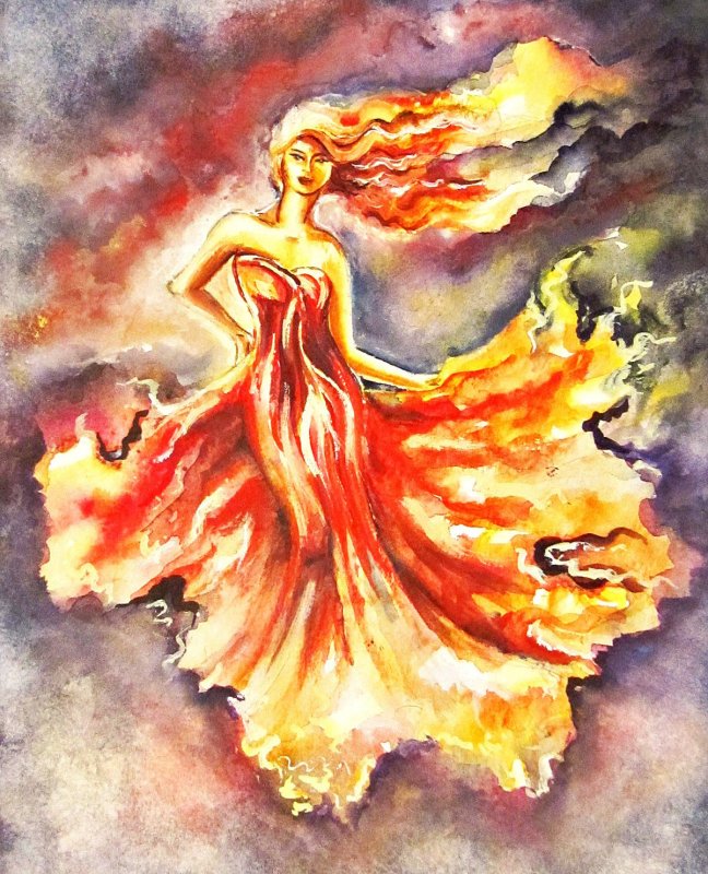 Девушки стихии рисунки