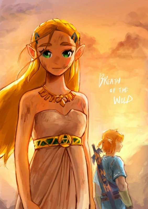 принцесса зельда botw