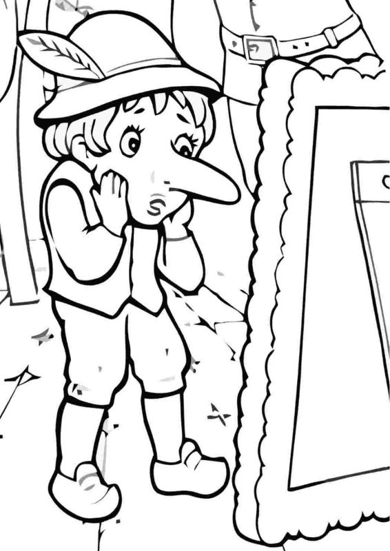 Карлик нос рисунок