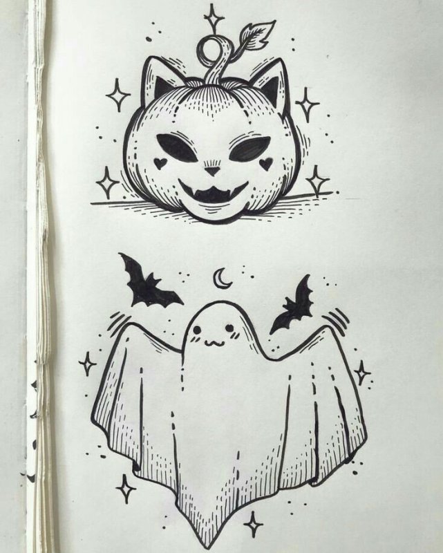 Маленькие рисунки для скетчбука
