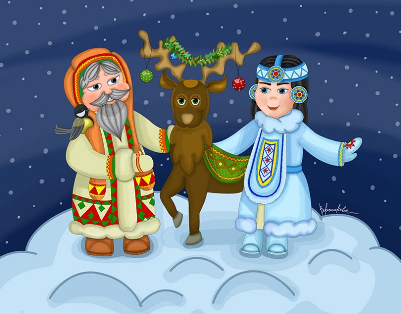 Рисунки эвенков