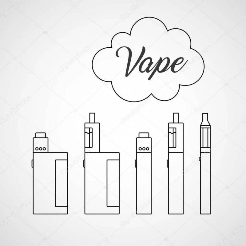Рисунки карандашом Vape