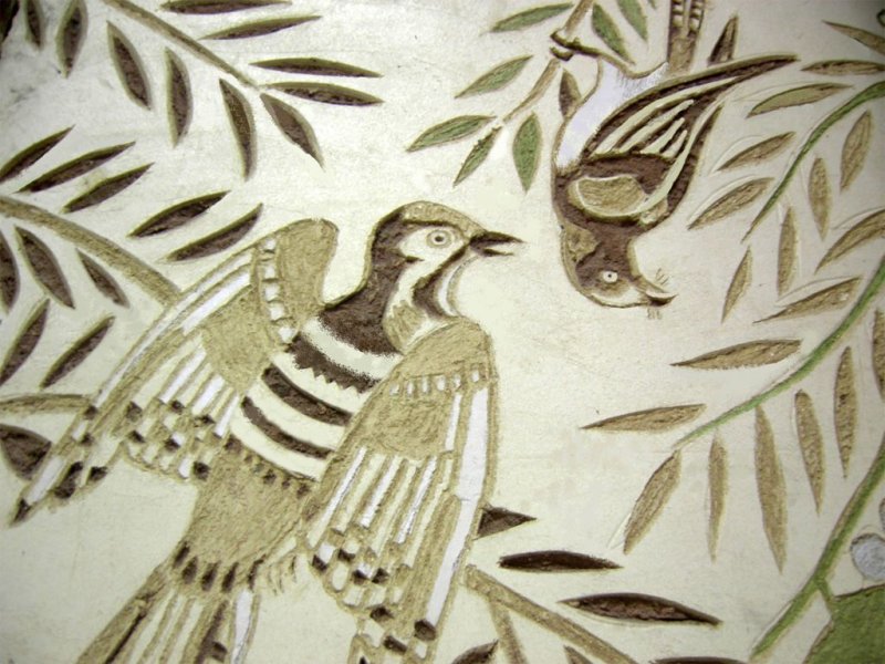 - Сграффито (техника процарапывания) Иран