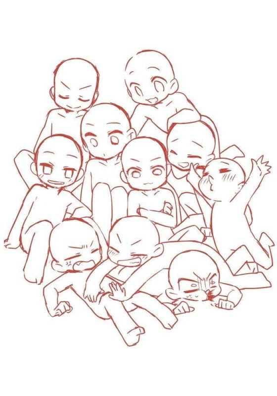 Человеческие позы для рисования