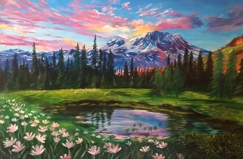 Пейзаж для рисования