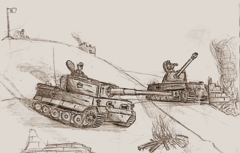 Рисунки с танками
