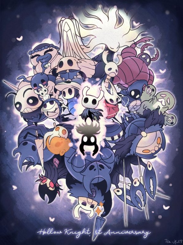 Hollow Knight Art все персонажи