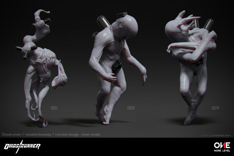 Ghostrunner концепт арты