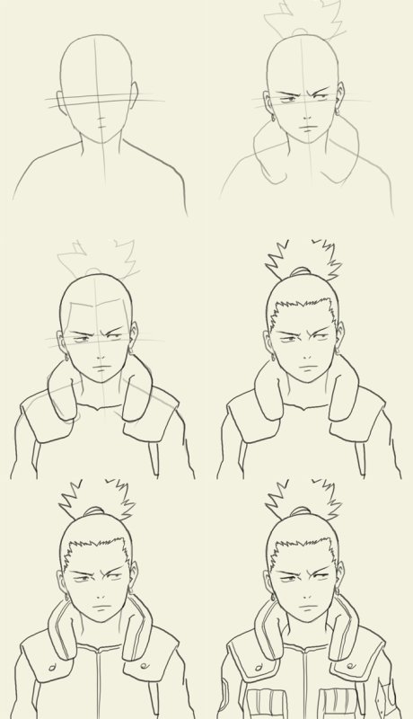 шикамару нара портрет