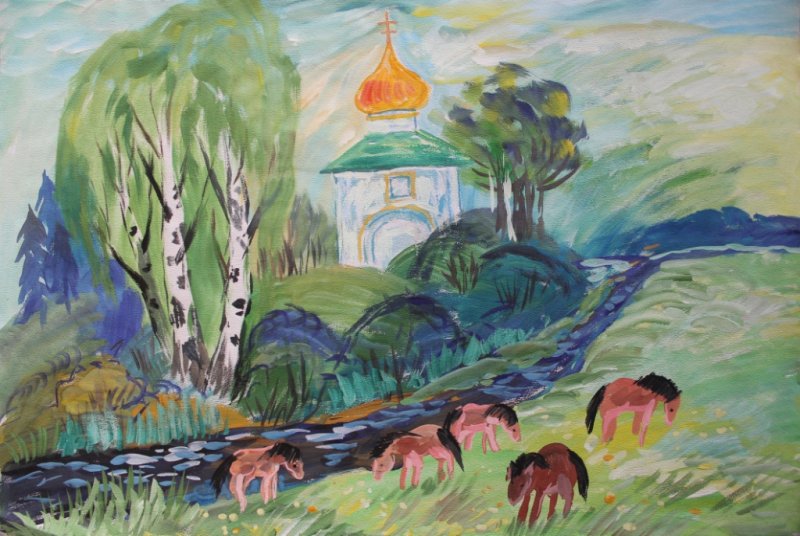 Русь рисунок